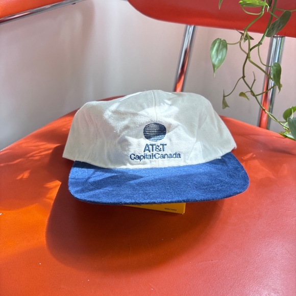 vintage AT&T Capital Canada Dad hat trucker style hat 1990s telecommunication - Picture 7 of 7